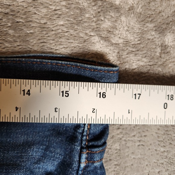 Levi's 514 Jeans Men's 33X33 (Tag 31X32) Slim‎ Straight Blue Pre-Owned - Picture 2 of 16